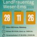 Datum vom LandFrauentag Weser-Ems 2026